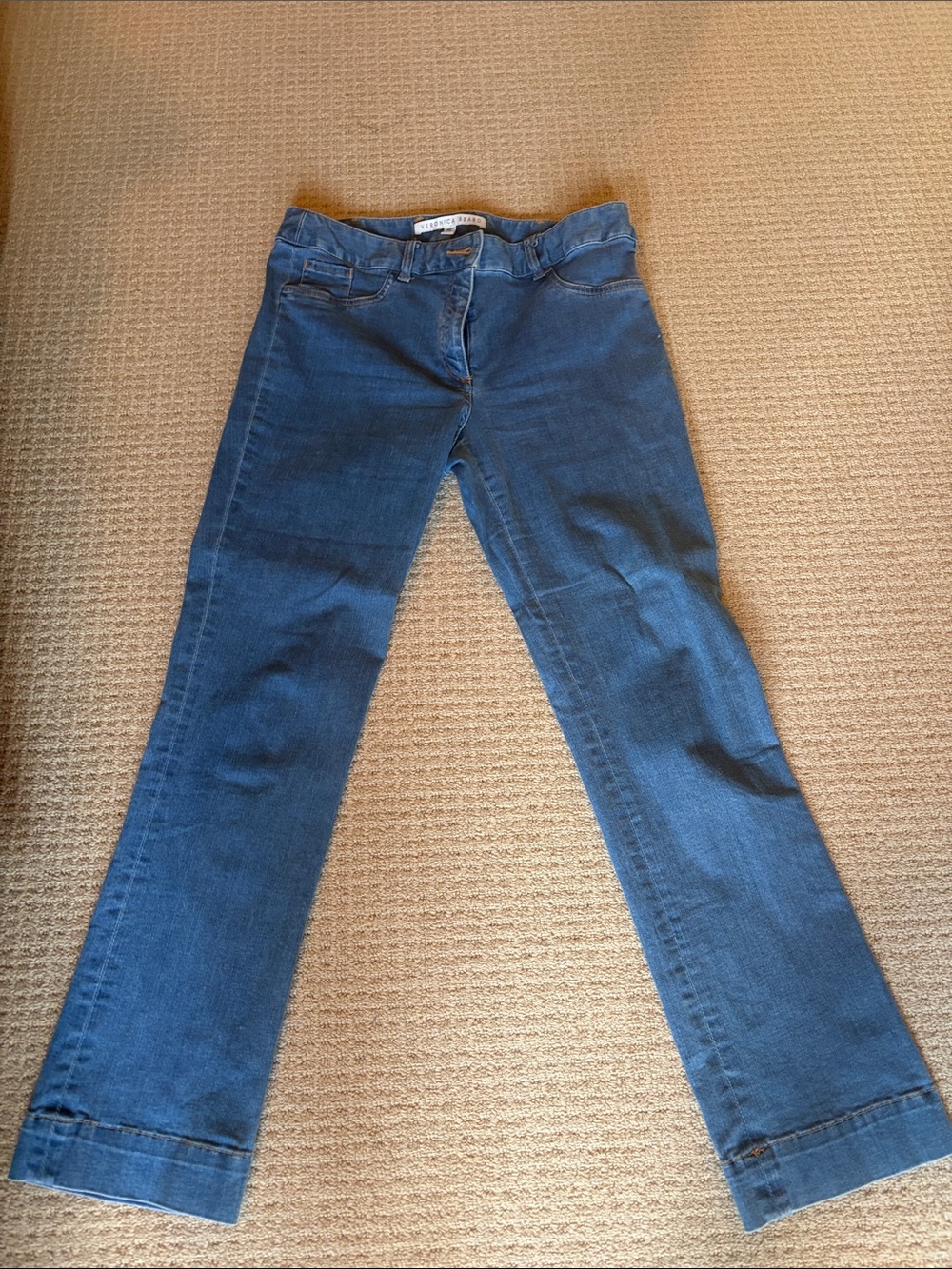 Veronica Beard Dark Blue Flare Jeans